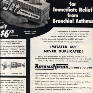 AsthmaNefrin Ad 1960