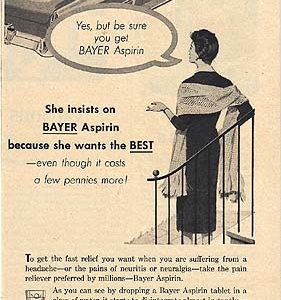 Bayer Ad 1954