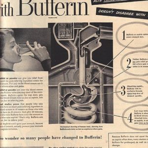 Bufferin Ad 1950