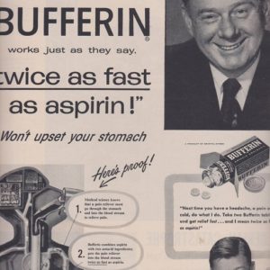 Bufferin Ad 1954
