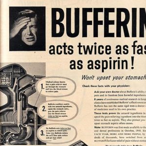Bufferin Ad 1955