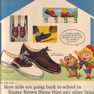 Buster Brown Ad 1957