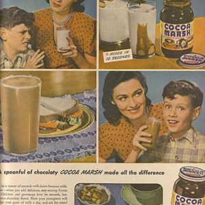 Cocoa Marsh Ad 1946