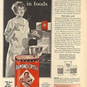 Diamond Crystal Salt Ad 1926