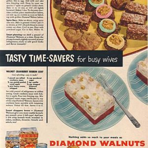 Diamond Walnuts Ad 1953