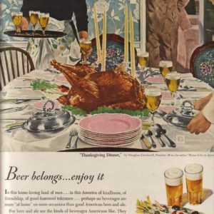 Douglass Crockwell Beer Ad 1950