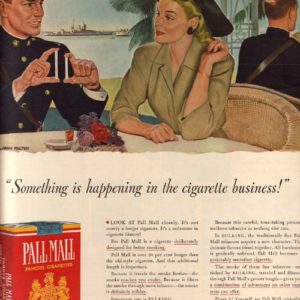 John Falter Art Pall Mall Cigarettes Ad 1941