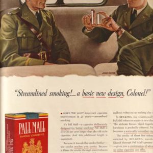 John Falter Art Pall Mall Cigarettes Ad March 1941