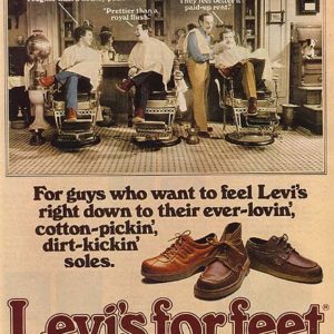 Levi's Shoes Ad 1978