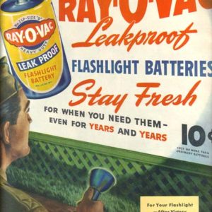 Ray-O-Vac Ad 1945