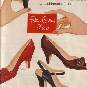 Red Cross Shoes Ad 1955