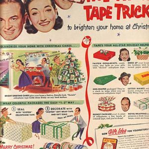 Scotch Tape Ad 1952