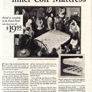 Simmons Ad 1930