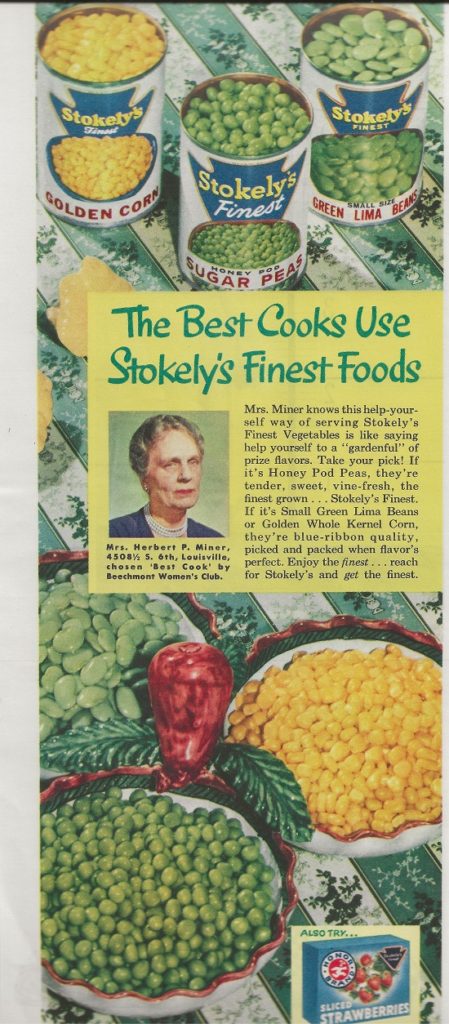 Stokely's Ad 1951