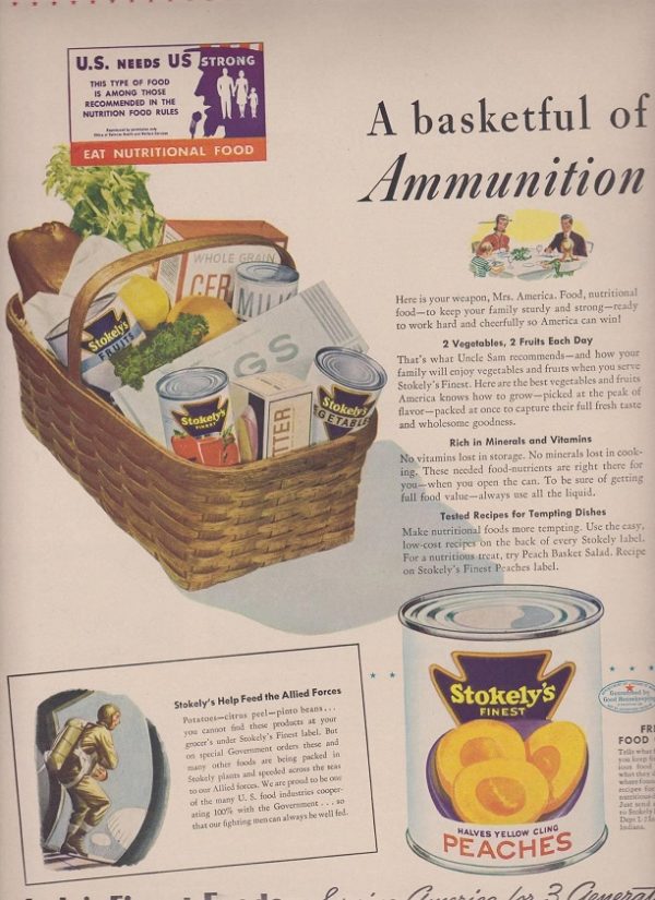 Stokely's Ad November 1942