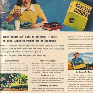Sunsweet Ad 1947
