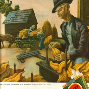 Thomas Hart Benton Art Lucky Strike Ad 1942