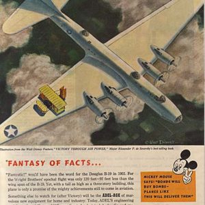 Walt Disney Art Adel Precision Products Corp Ad 1943