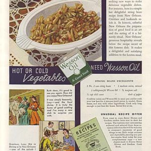 Wesson Oil Ad 1937