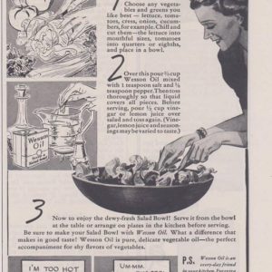 Wesson Oil Ad 1938