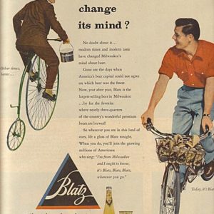 Blatz Ad 1952