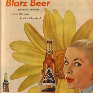 Blatz Ad 1954