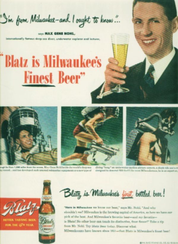 Blatz Ad December 1948