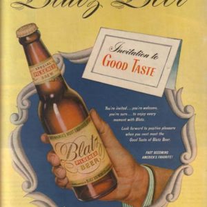 Blatz Ad July 1945