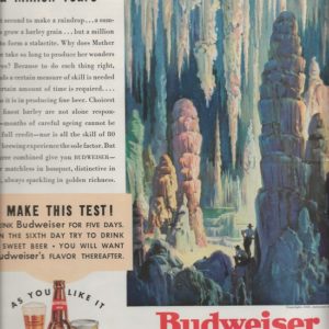 Budweiser Ad 1937