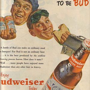 Budweiser Ad 1953