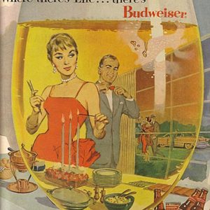 Budweiser Ad April 1956