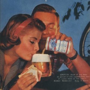 Budweiser Ad April 1959