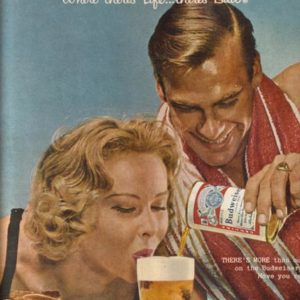 Budweiser Ad August 1958