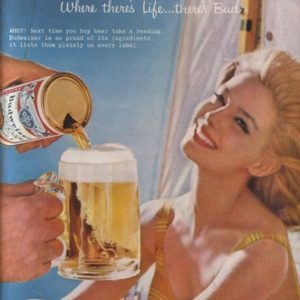 Budweiser Ad August 1959