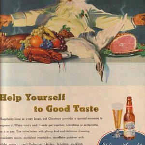 Budweiser Ad December 1948