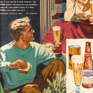 Budweiser Ad December 1949