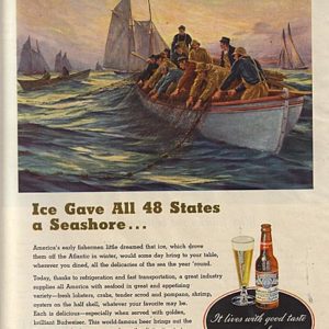 Budweiser Ad February 1948