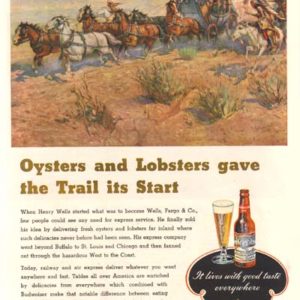 Budweiser Ad January 1948