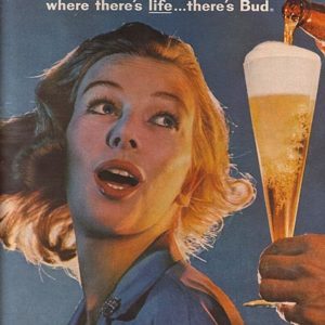 Budweiser Ad January 1960