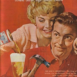 Budweiser Ad November 1958