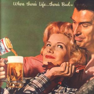 Budweiser Ad October 1958