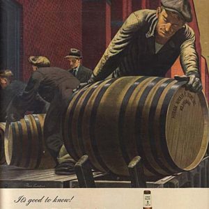 Fred Ludekens Art Imperial Whiskey Ad 1947