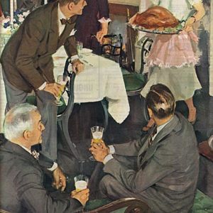 John Gannam Art Beer Ad 1954
