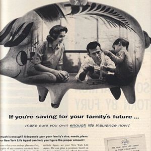 New York Life Insurance Company Ad 1960