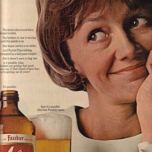Altes Golden Lager Beer Ad 1968