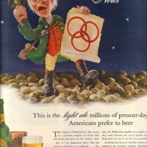 Ballantine's Ale Ad 1941