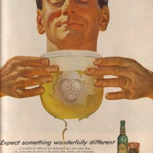 Ballantine's Ale Ad 1953