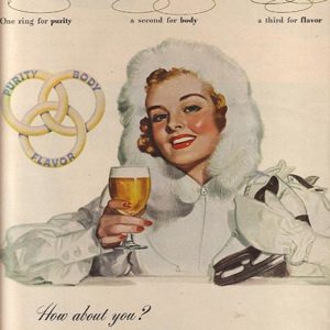 Ballantine's Ale Ad January 1948