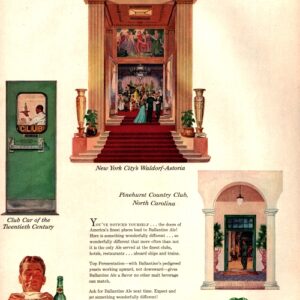 Ballantine's Ale Ad September 1953