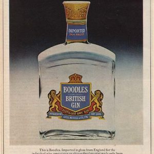 Boodles Gin Ad 1978